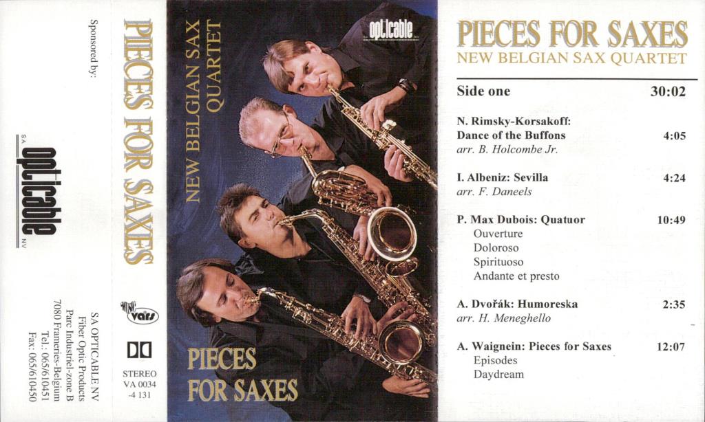 Pieces for saxes; 